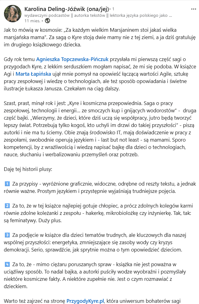 Zrzut recenzji w mediach społecznościowych